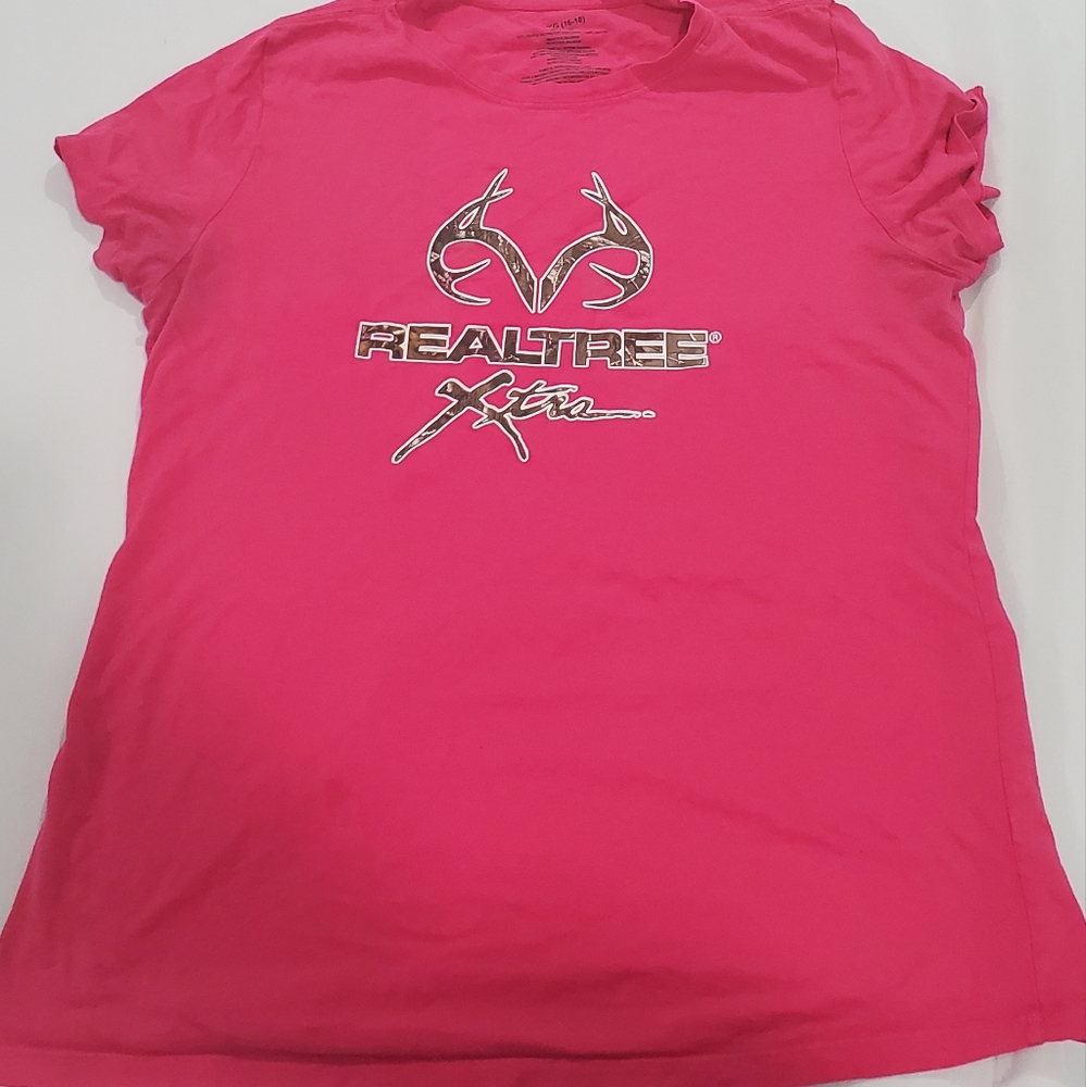Realtree, XL, pink, t shirt
